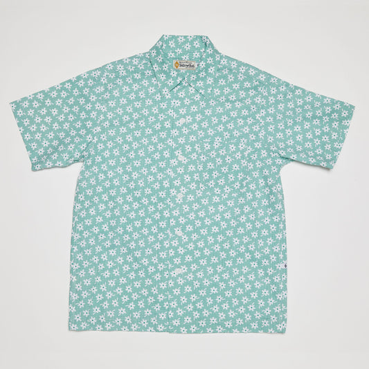 Open Collar Shirt (Green)