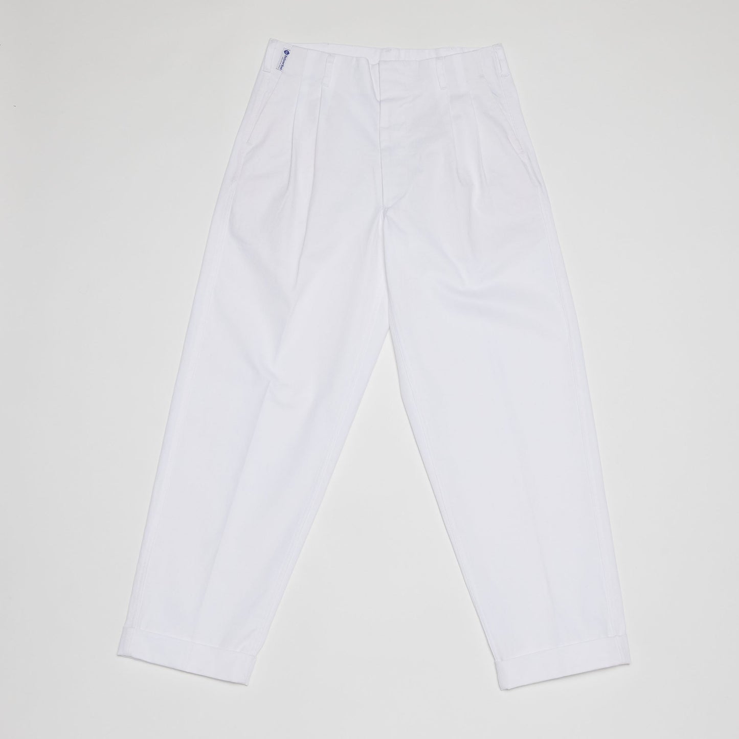 Peg-top Pants (White)