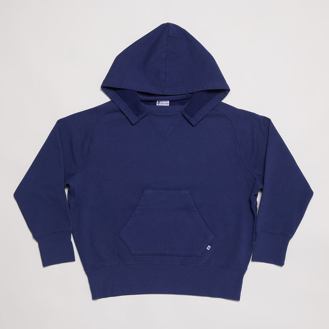 Pull-over Hooded Sweatshirt (Navy)