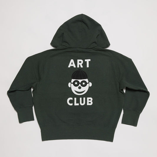 Art Club Pull-over Hooded Sweatshirt (Forest)