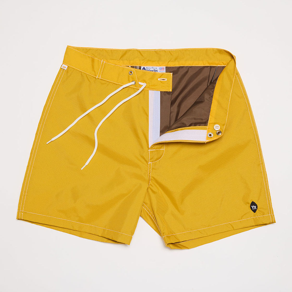 Solid Nylon Trunks (Saffron)
