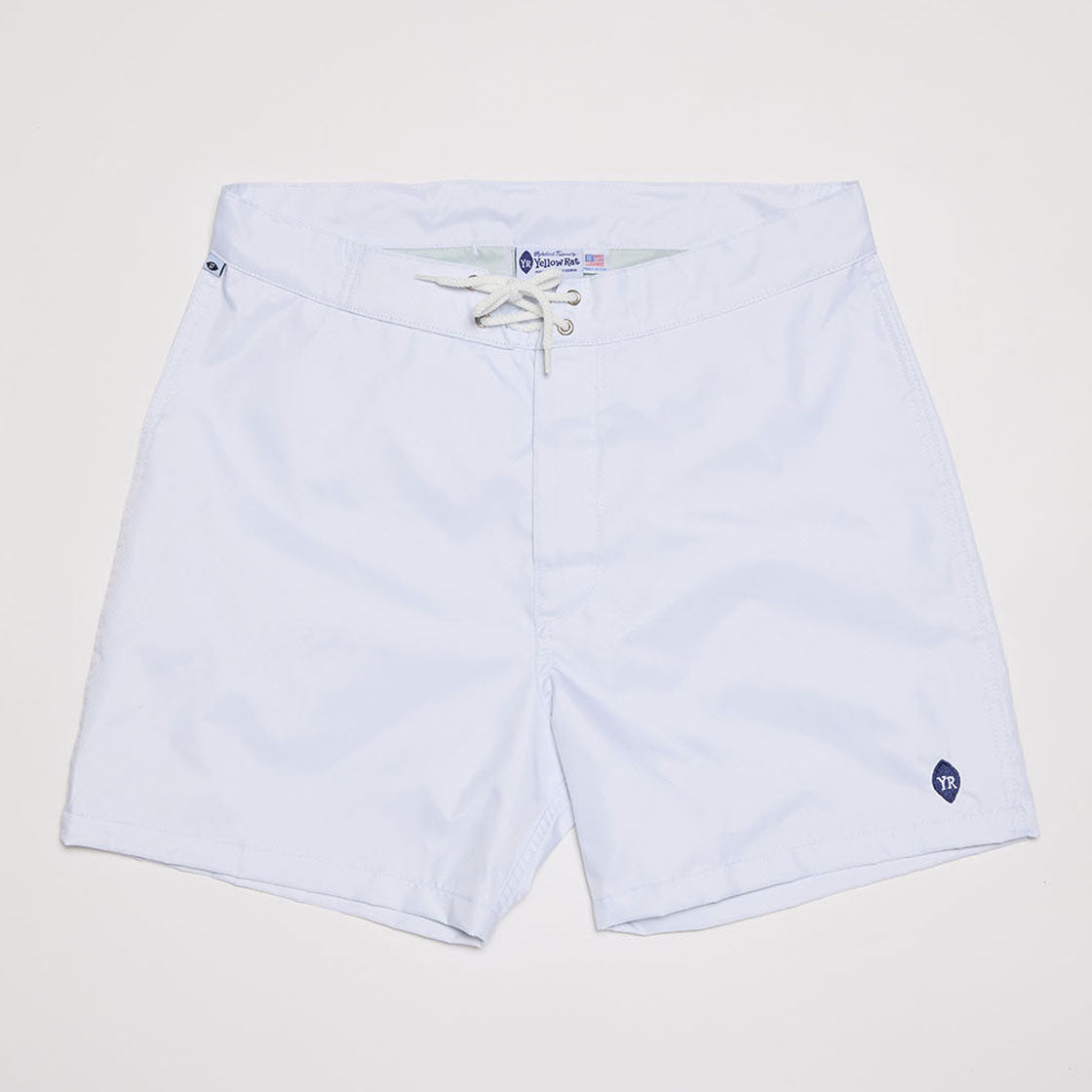 Solid Nylon Trunks (White)
