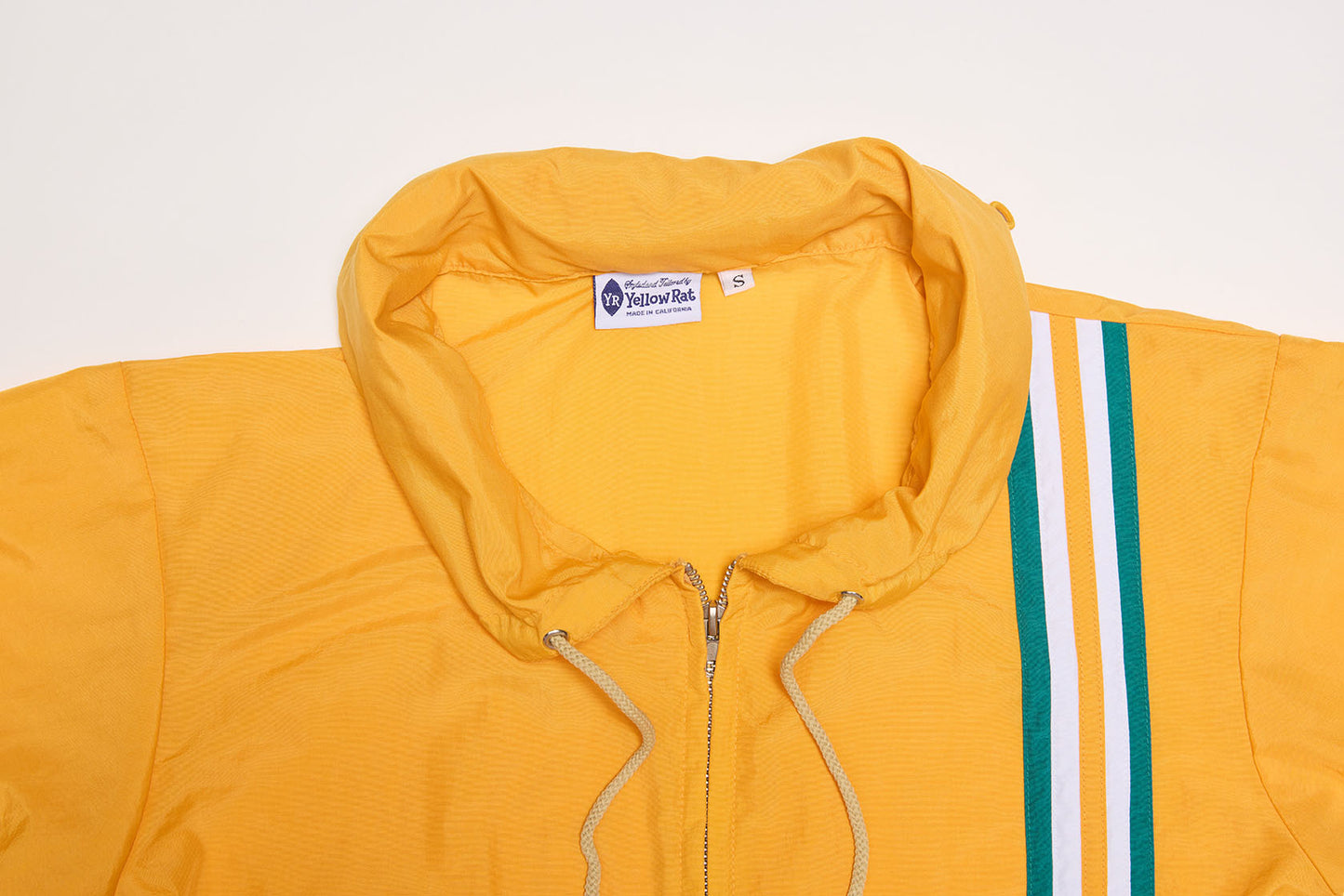 Hooded Nylon Jacket (Mango)