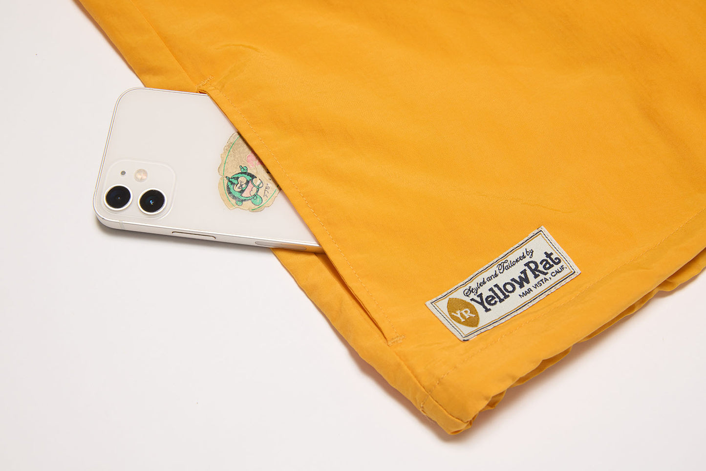 Hooded Nylon Jacket (Mango)