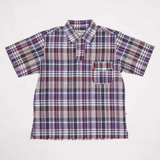 40s Pull-over Shirt (Purple x Royal)