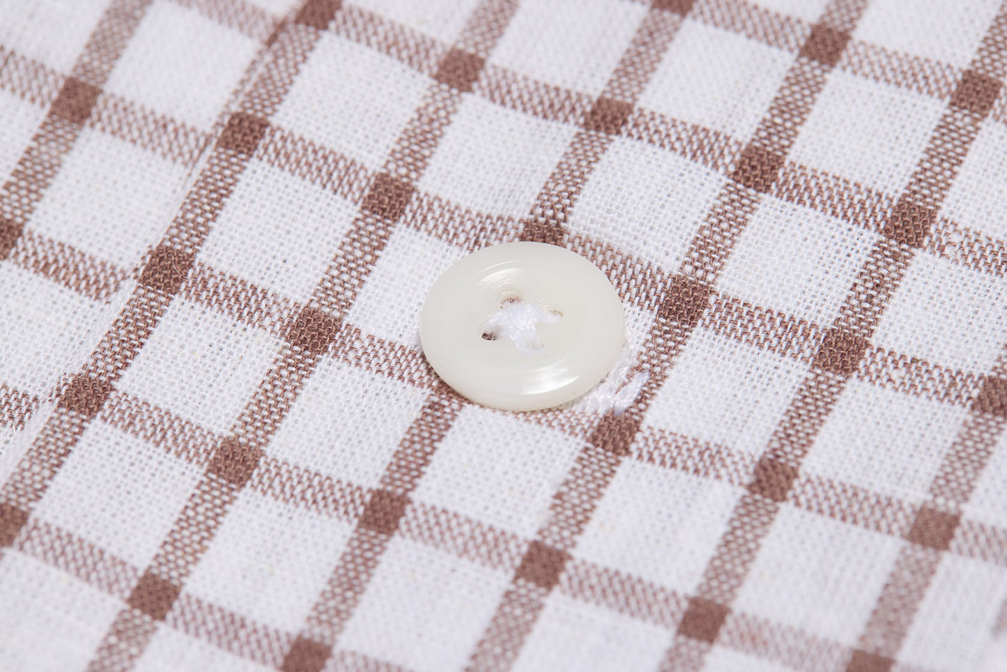 50s Round Collar Shirt (Brown)