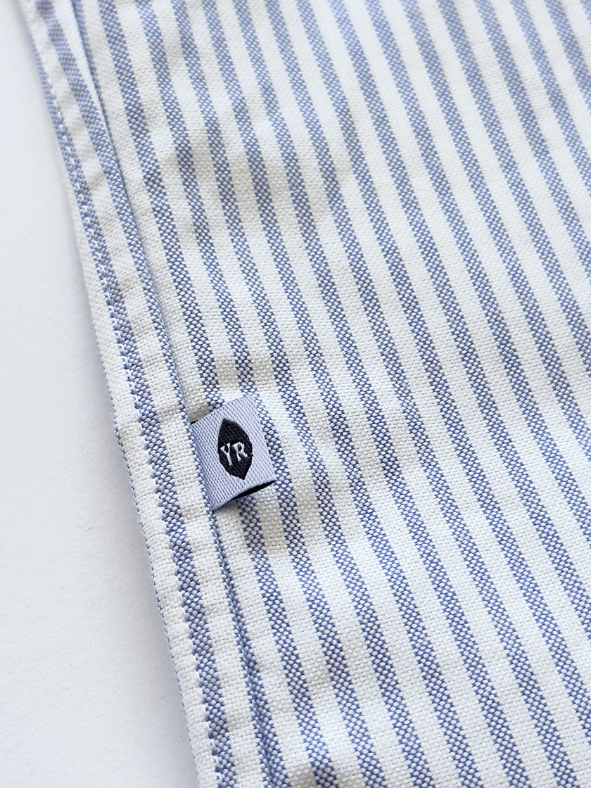 Long Sleeve Oxford Button-down Shirt (Stripe)