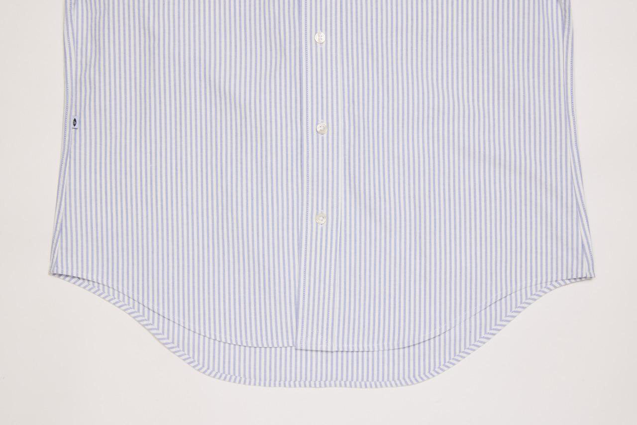 Long Sleeve Oxford Button-down Shirt (Stripe)