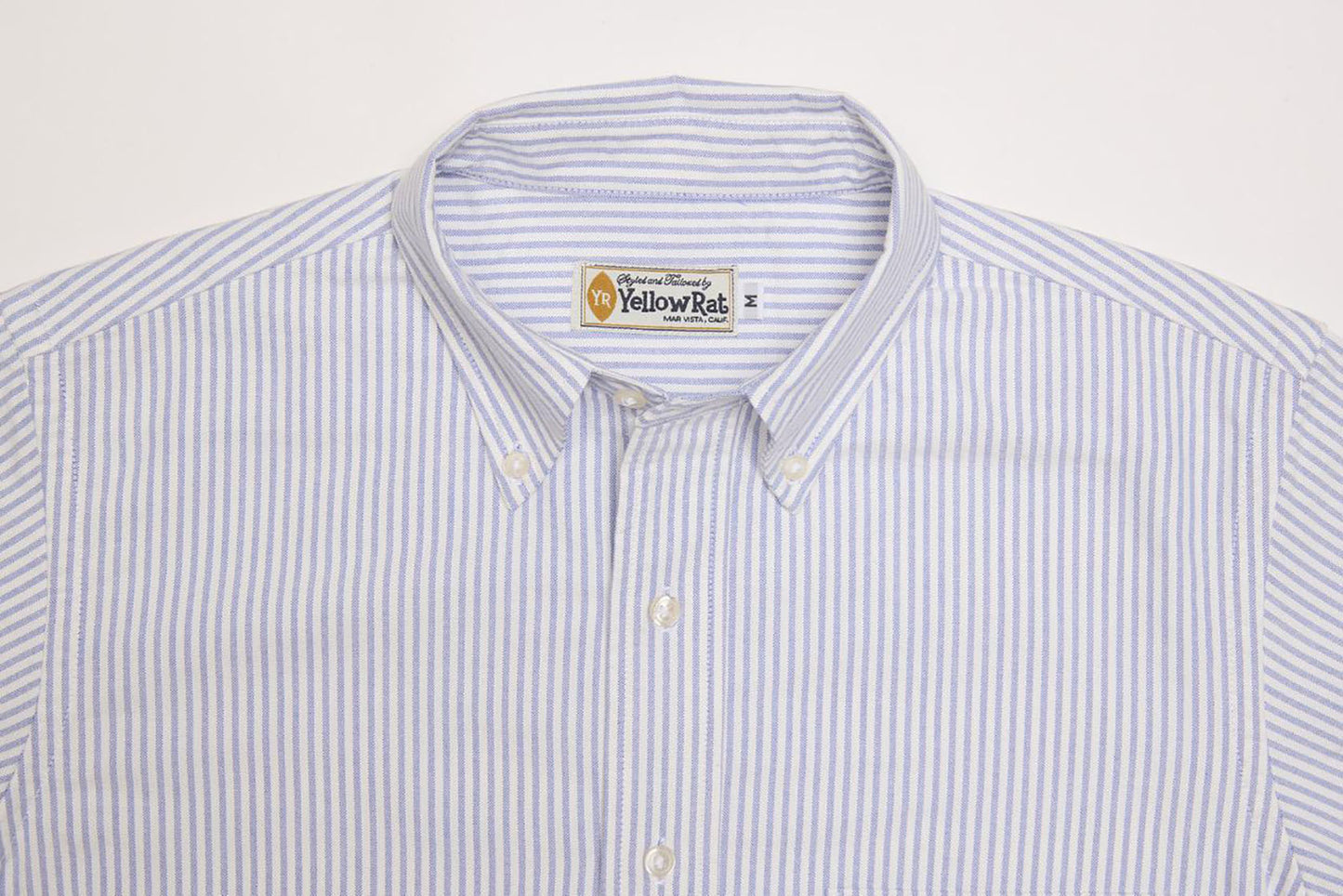 Long Sleeve Oxford Button-down Shirt (Stripe)