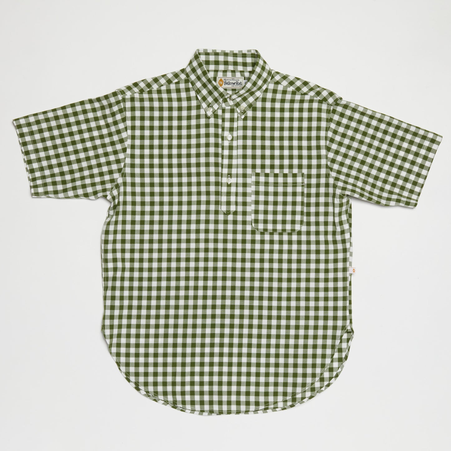 Pull-over Button-down Shirt (Green)