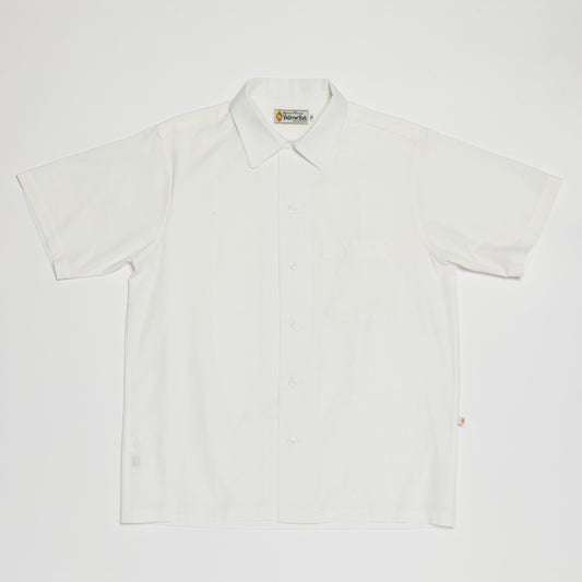 Round Collar Shirt (White)