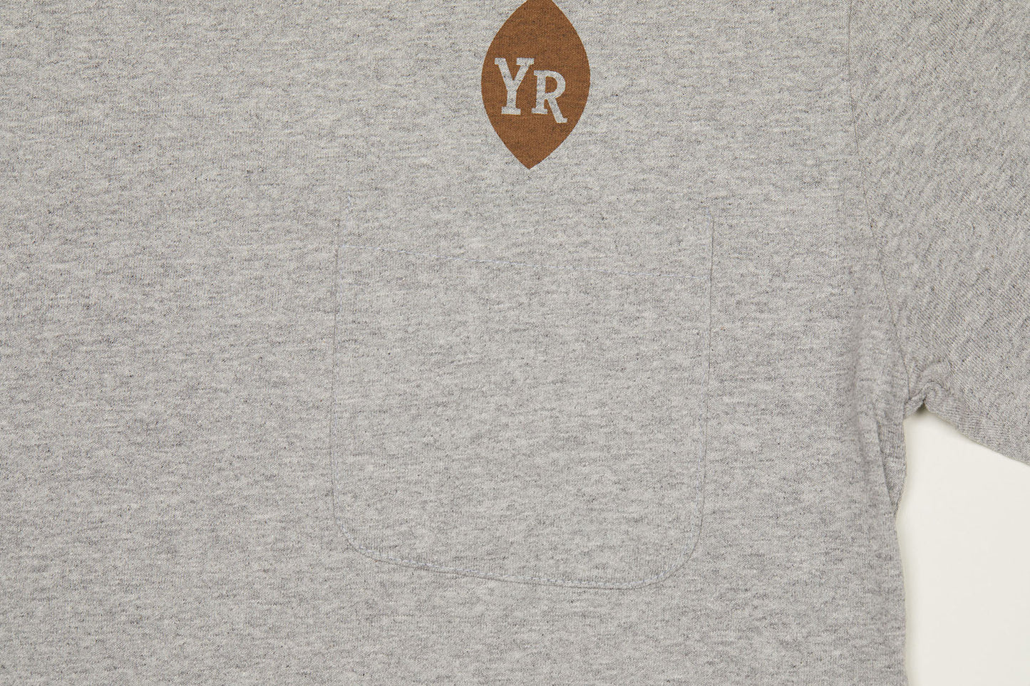 YR Flower Mock Neck Long Sleeve T-Shirt (Heather Gray)