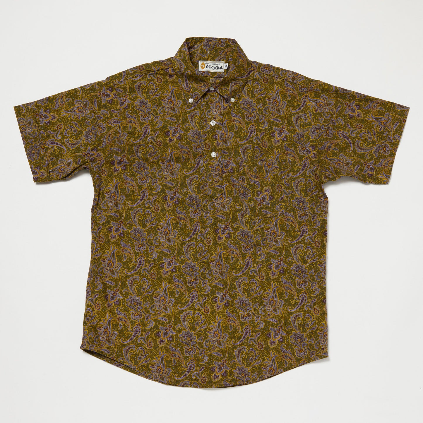 Pull-over Button-down Shirt (Green)