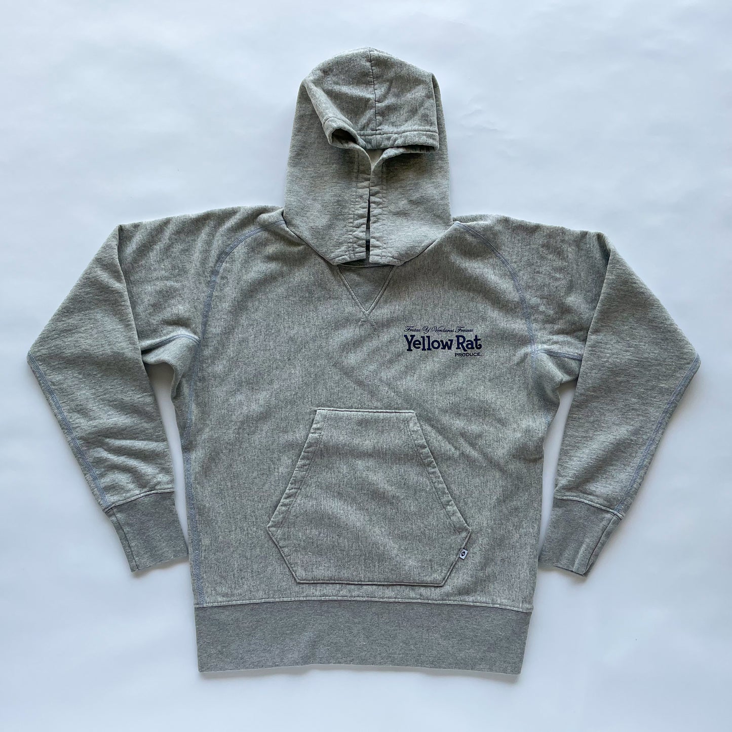 Japanese Eggplant Pull-over Hooded Sweatshirt (Heather Gray)