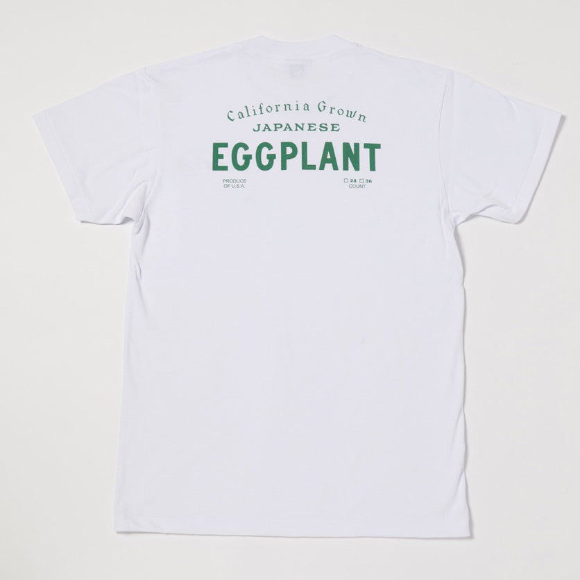 Japanese Eggplant T-shirt (White)