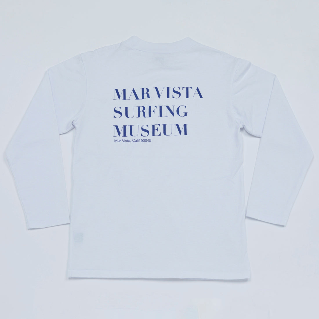MSM Mock Neck Long Sleeve Tee (White)