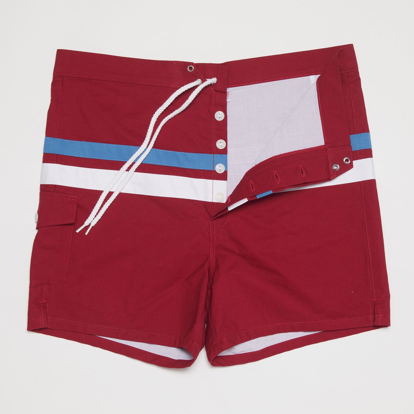 Dual Stripes Trunks (Red)