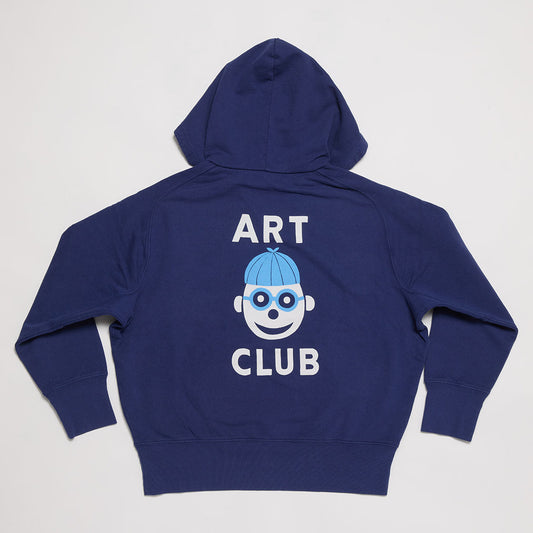 Art Club Pull-over Hooded Sweatshirt (Navy)