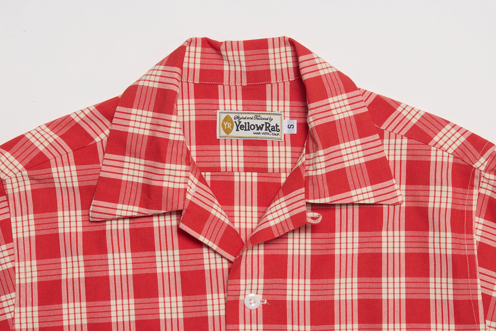 Open Collar Shirt (Red)