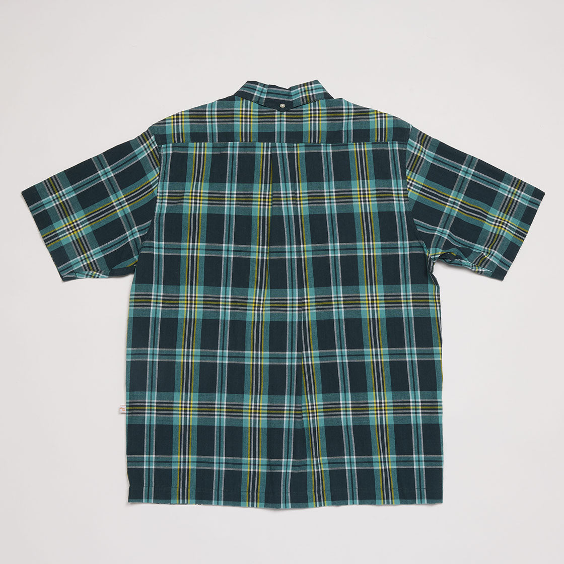 Button-down Shirt (D. Green x Yellow)