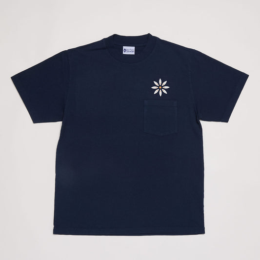 Flower T-shirt (Navy)