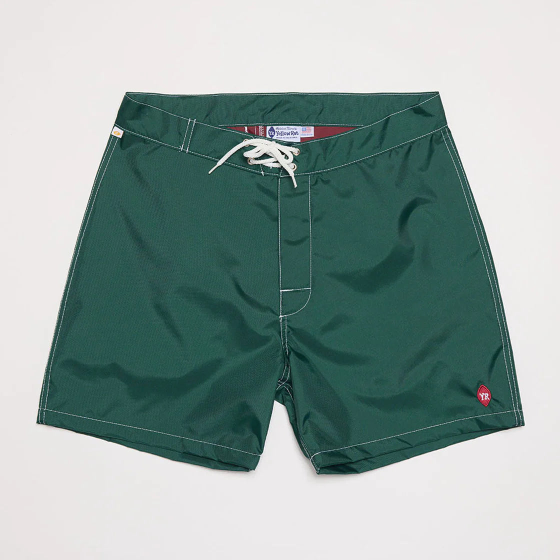 Solid Nylon Trunks (Forest)
