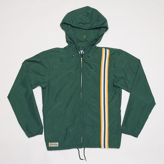 Hooded Nylon Jacket (Forest)