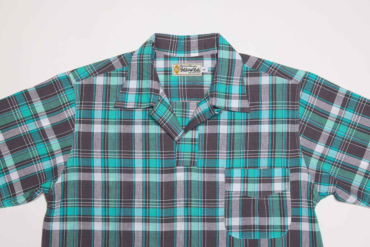 40s Pull-over Shirt (Green x Black)