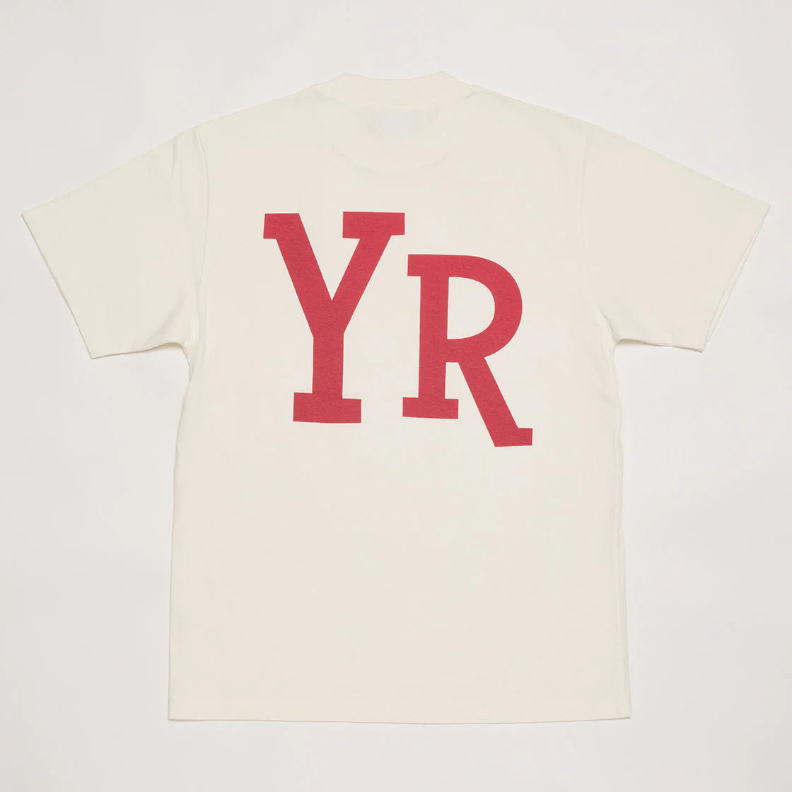 YR on Back T-shirt (White/Wine)