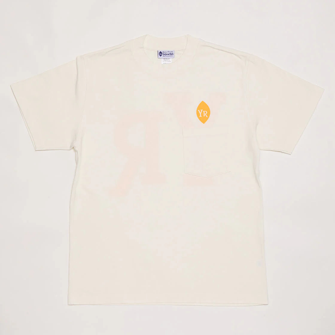 YR on Back T-shirt (White/Yellow)