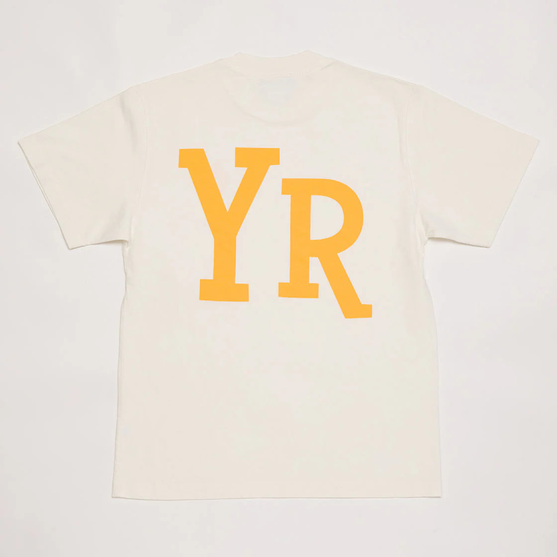 YR on Back T-shirt (White/Yellow)