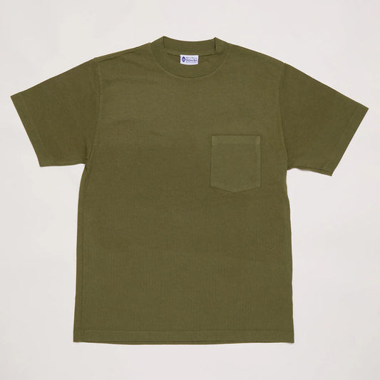 Blank Pocket T-shirt (Olive)