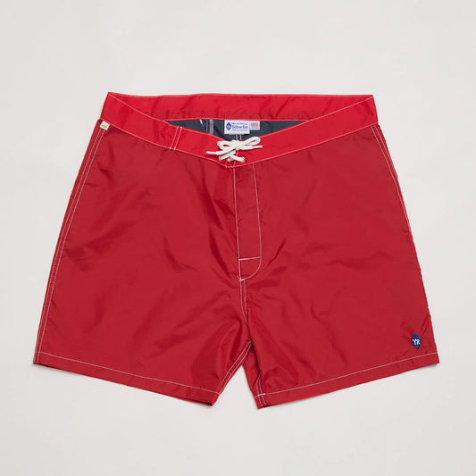 Solid Nylon Trunks (Red)