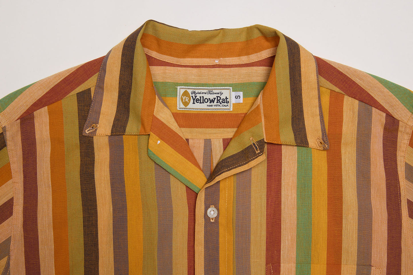 Convertible Collar BD Shirt (Gold)