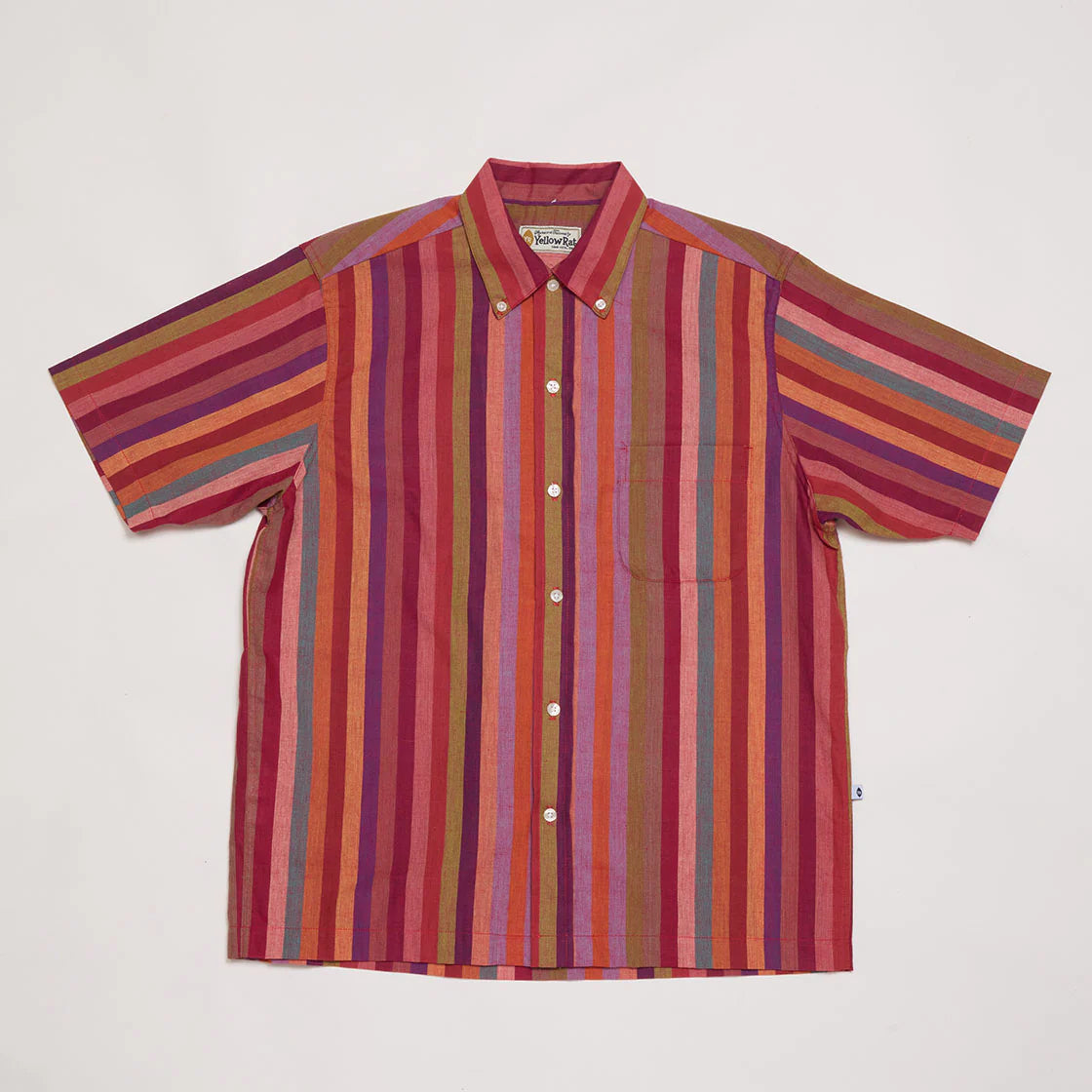 Convertible Collar BD Shirt (Red) – Yellow Rat Productions