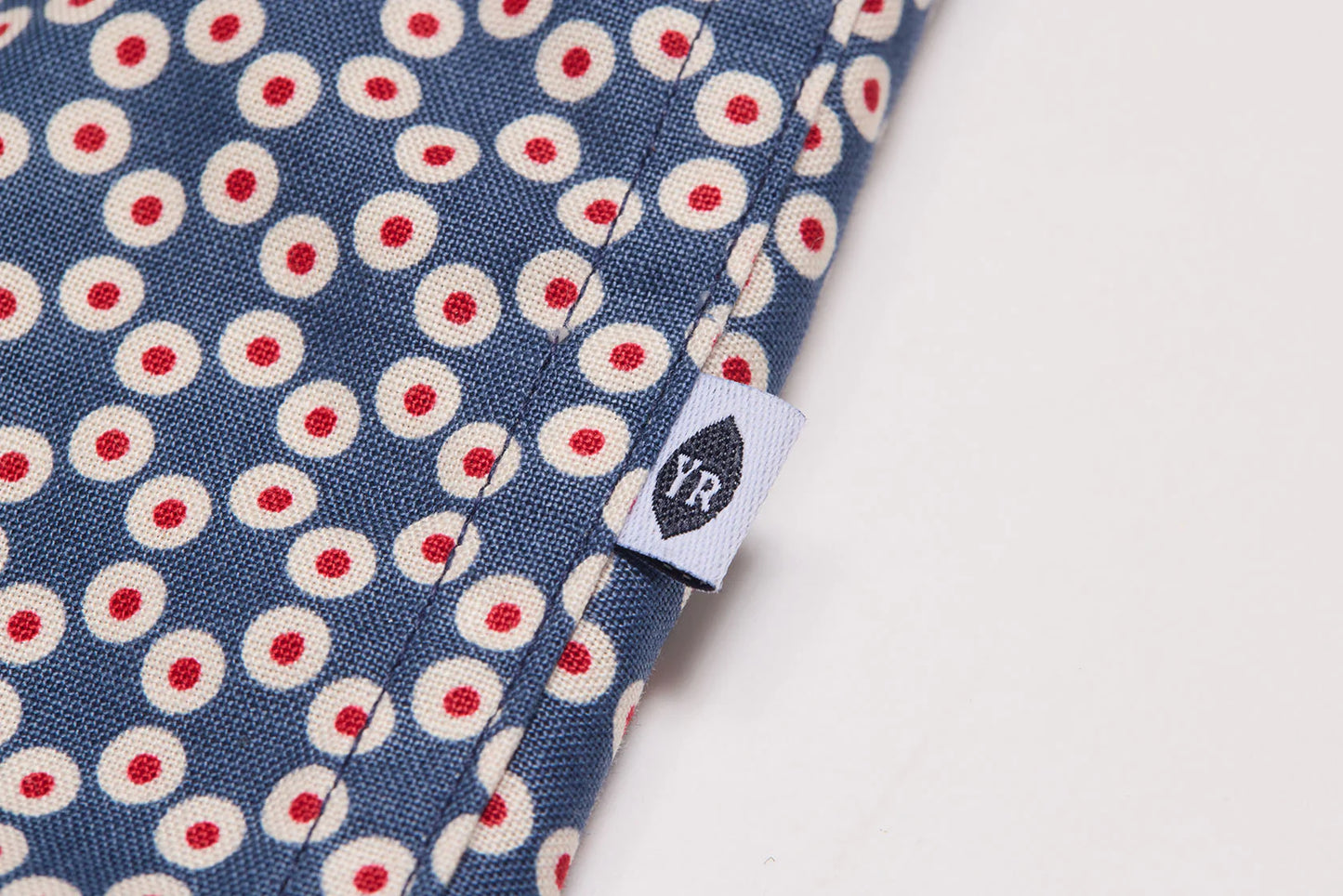 50s Round Collar Shirt (Blue)