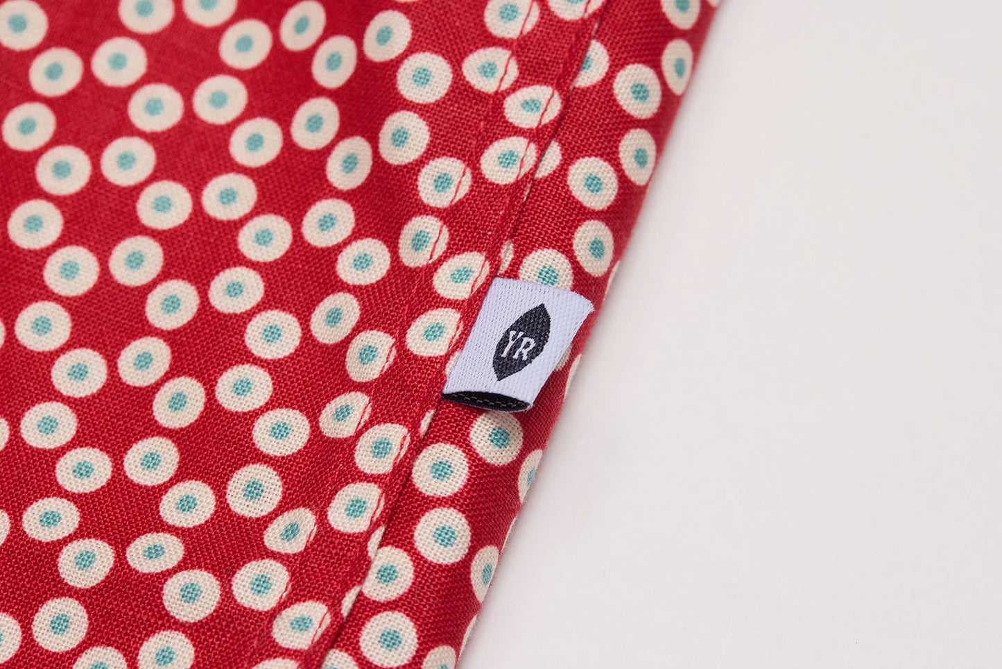 50s Round Collar Shirt (Red)