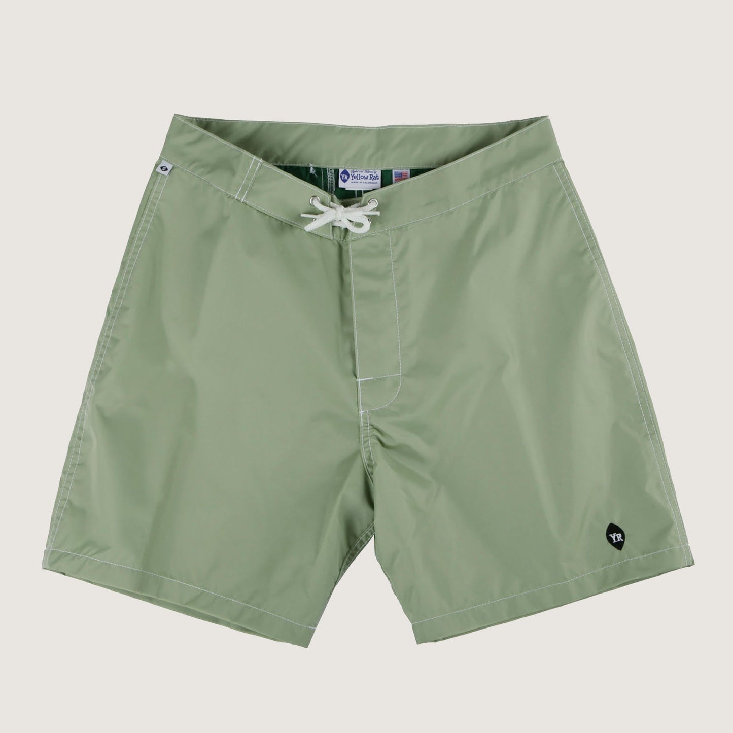 Solid Nylon Trunks (Sage)