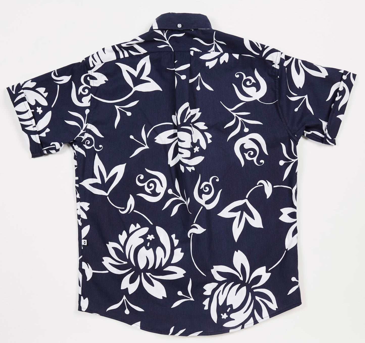 Pull-over Button-down Shirt (Hawaiian Print)
