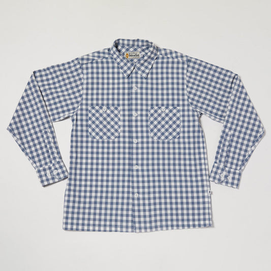 Round Collar Long Sleeve Shirt II (Denim)